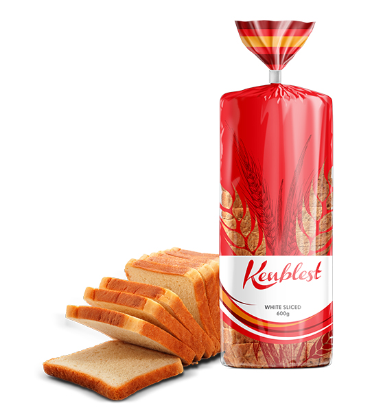 Kenblest White Kubwa Sliced CT 600g Pack Bread